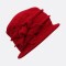 Gorro De Abrigo Cloche Mujer Rojo
