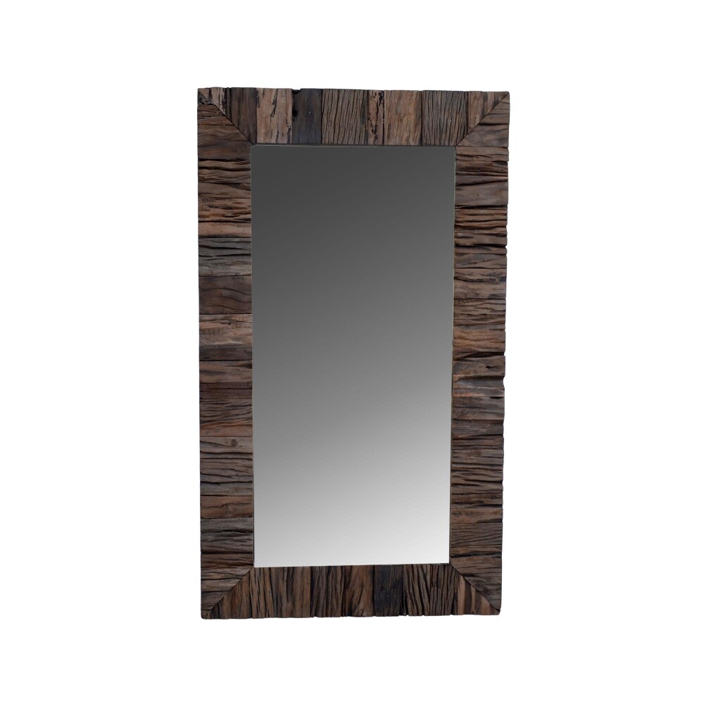 ESPEJO DE PARED MADERA NATURAL-BEIGE M-20817