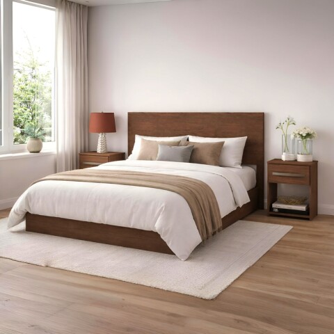 Respaldo de Sommier C/ 2 Mesas de Luz - MDP - DAKAR Respaldo de Sommier C/ 2 Mesas de Luz - MDP - DAKAR