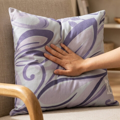 Almohadón Decorativo 45x45 cm - Lila - Cojín Suave para Cama y Living Almohadón Decorativo 45x45 cm - Lila - Cojín Suave para Cama y Living