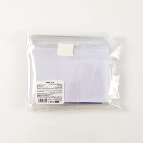 SET DE PAPELERÍA DE 5 PIEZAS CON BOLSA PVC CON CIERRE (DUODUO/AZUL) SET DE PAPELERÍA DE 5 PIEZAS CON BOLSA PVC CON CIERRE (DUODUO/AZUL)
