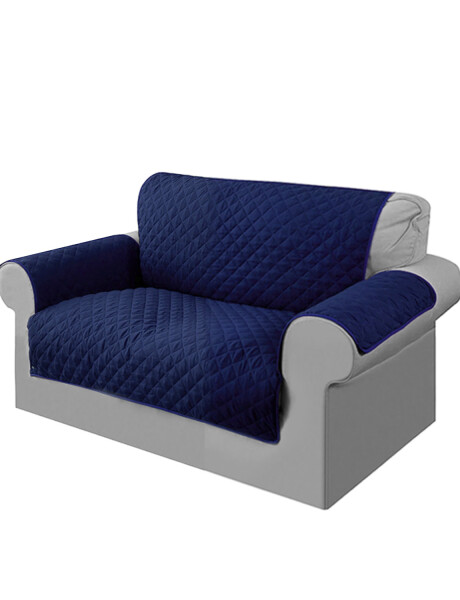 Cubre sofá de 2 cuerpos súper resistente Azul