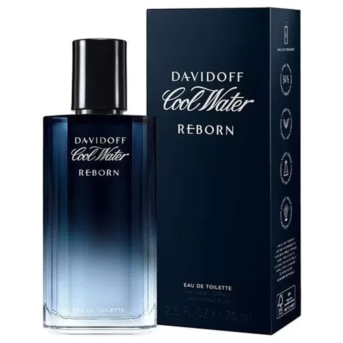 Perfume Davidoff Cool Water Reborn for Him 75ml Original 