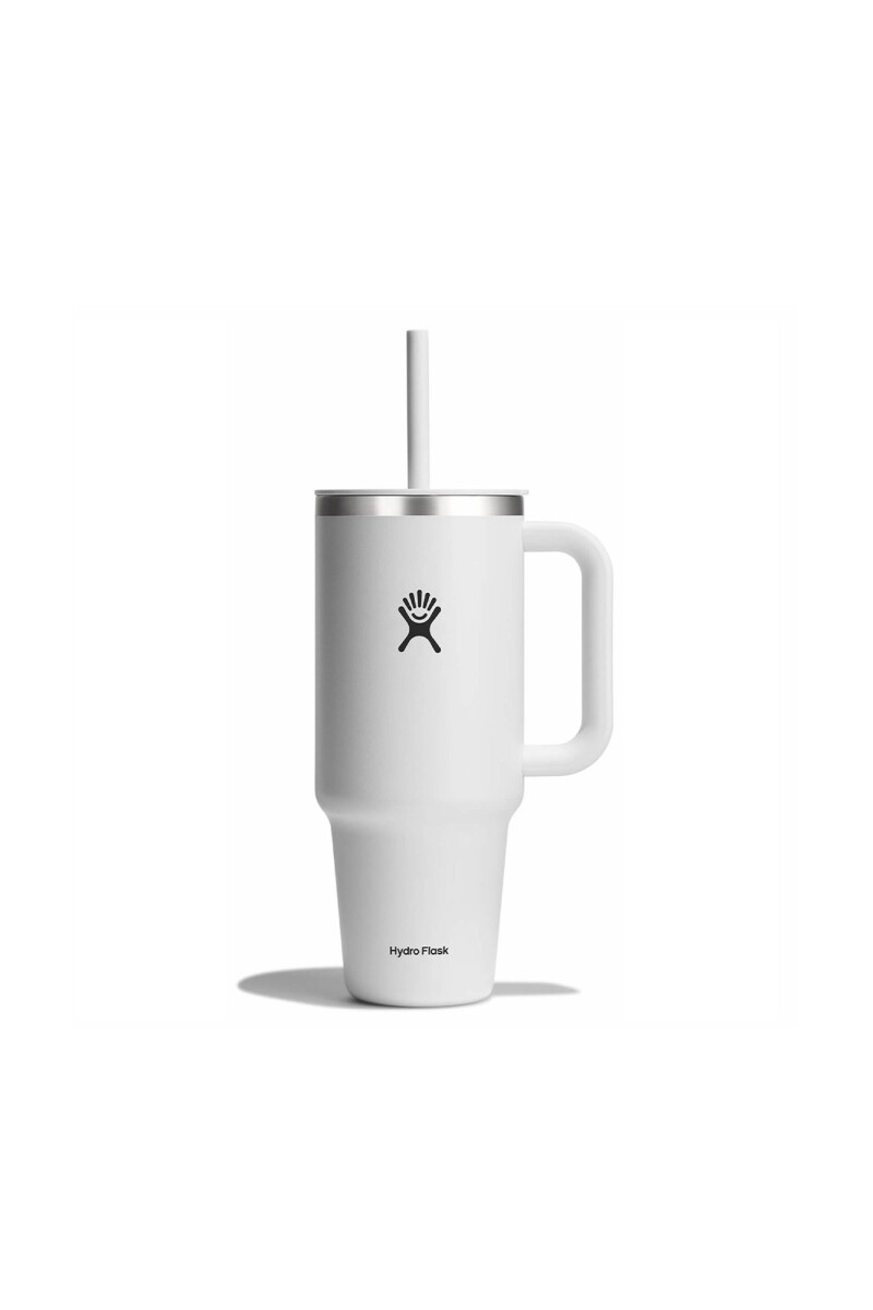 40 OZ ALL AROUND TRAVEL TUMBLER White