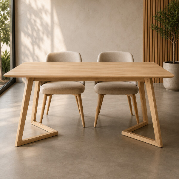 Mesa ComboHome Swift Rectangular 120 x 80 Calidad Premium Marrón 1