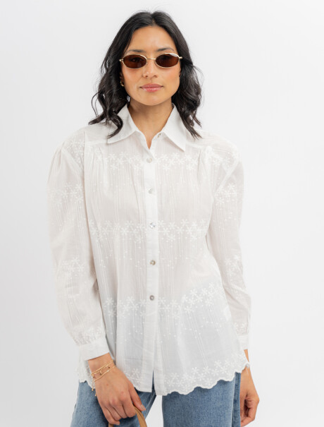 Camisa full bordado Eline Camisa full bordado Eline