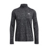 Campera UA Tech 1/2 Zip- Twist Mujer 1384225-001 Negro