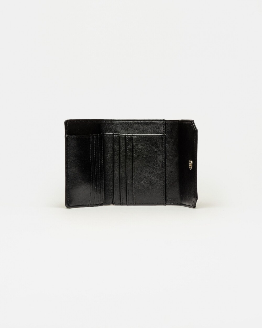 Billetera P&P en efecto cuero Negro
