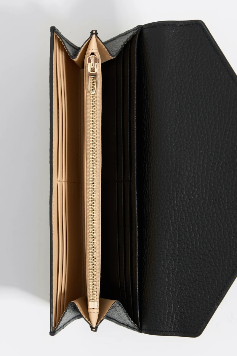 BILLETERA CONTINENTAL PIEL Negro