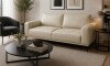 Sofa 3 cps LORENZO Cuero Vacuno PREVENTA Beige