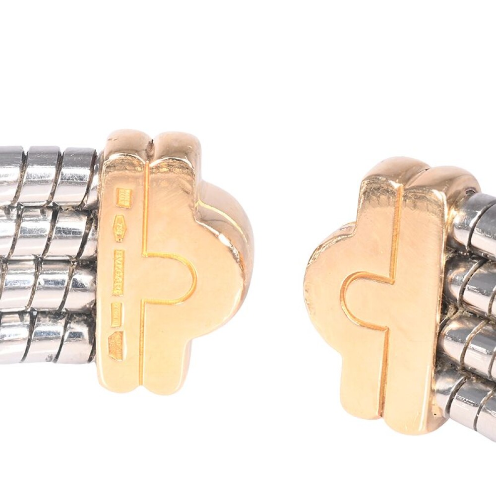 Pulsera Bulgari "Parentesi" oro amarillo 18 k y acero. Pulsera Bulgari "Parentesi" oro amarillo 18 k y acero.