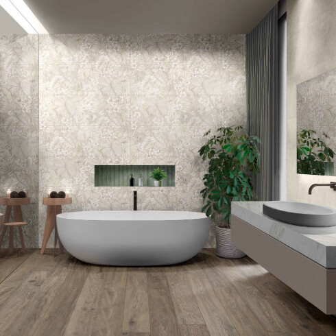 PORCELANATO PARA PISO Y PARED 40X120 RAGNO GAMAS DE BLANCO