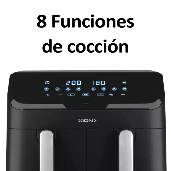 Freidora Sin Aceite Xion Xi-fr80 8l FREIDORA SIN ACEITE XION DOBLE 8L XIFR80