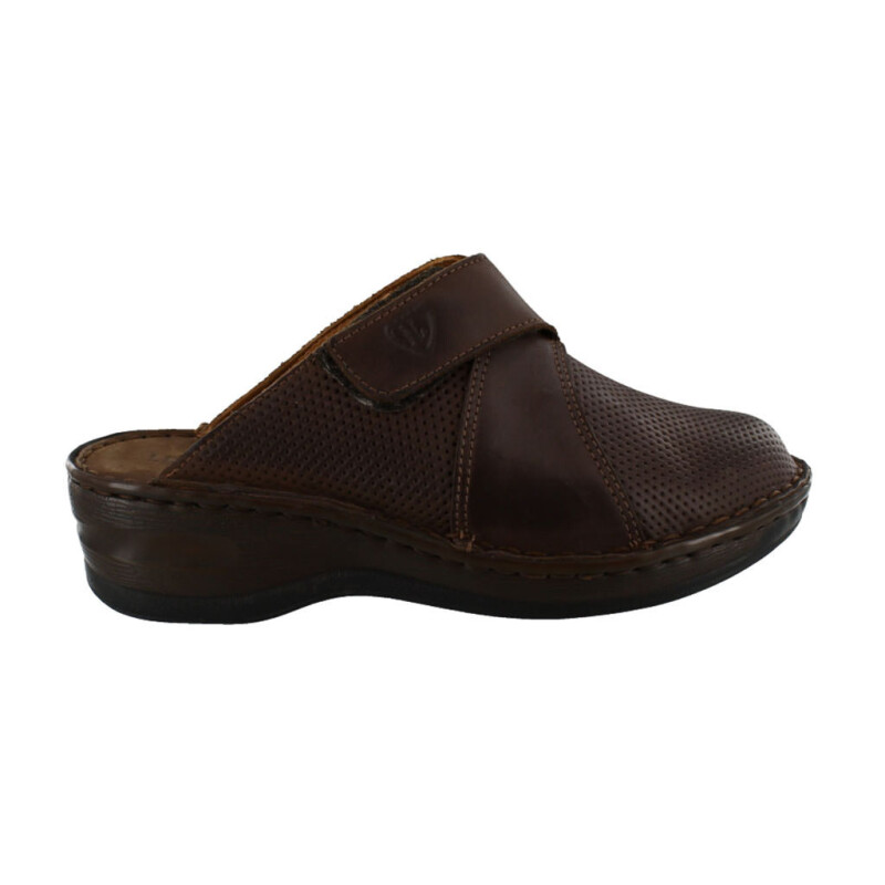 Zuecos de Mujer Lombardino Lexus Dama Marrón (Nobuk)