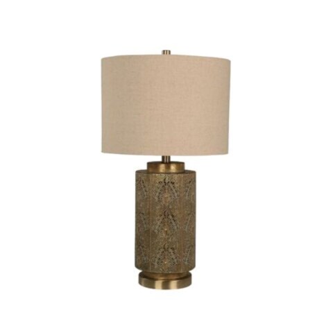 VELADOR DE MESA VINTAGE 1L E27 DORADO VELADOR DE MESA VINTAGE 1L E27 DORADO