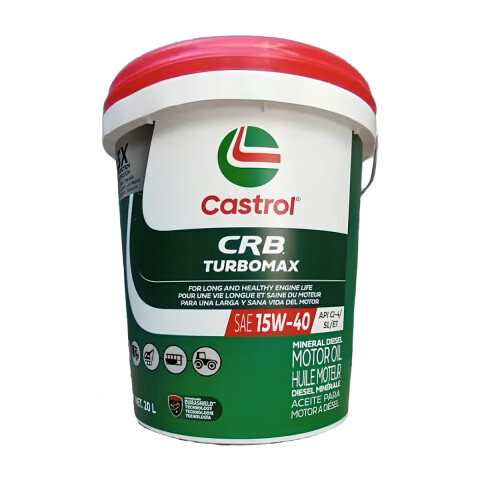 ACEITE 15W40 CASTROL CRB TURBOMAX BIDON 20LTS Aceite 15w40 Castrol Crb Turbomax Bidon 20lts