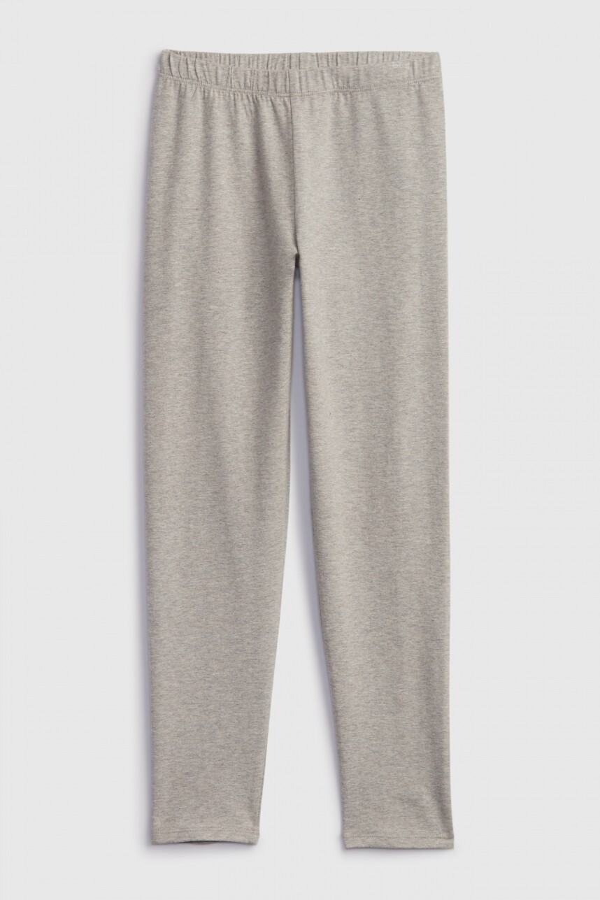 Calza Básica Niña Light Heather Grey B08
