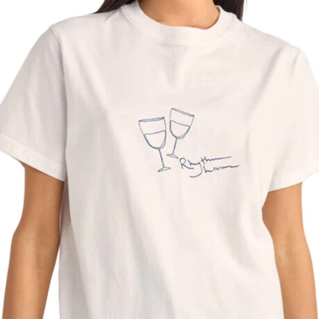 Remera Rhythm Vino Boyfriend Blanco