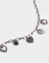 Pulseras Flexibles Antique Silver Pulsera Flexible Corazones Antique - Plateado Antique Silver