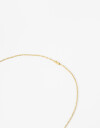 Collares Largos Bronce Collar Largo Dije Ondulado - Dorado Bronce