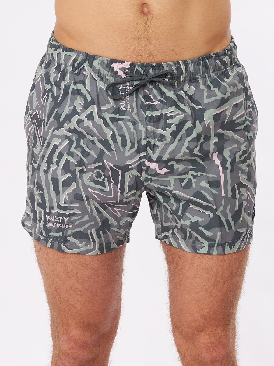 SHORT NOLIO RUSTY - Gris Oscuro 