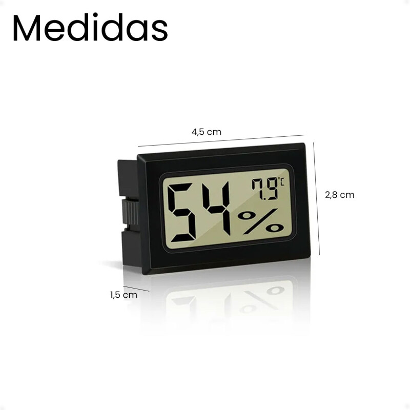 Mini TermÃ³metro Digital Con Sensor de Humedad Mini TermÃ³metro Digital Con Sensor de Humedad