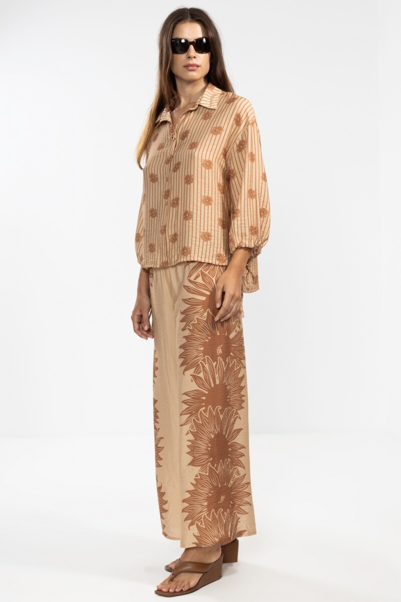 FLO SHIRT Bloomline Camel