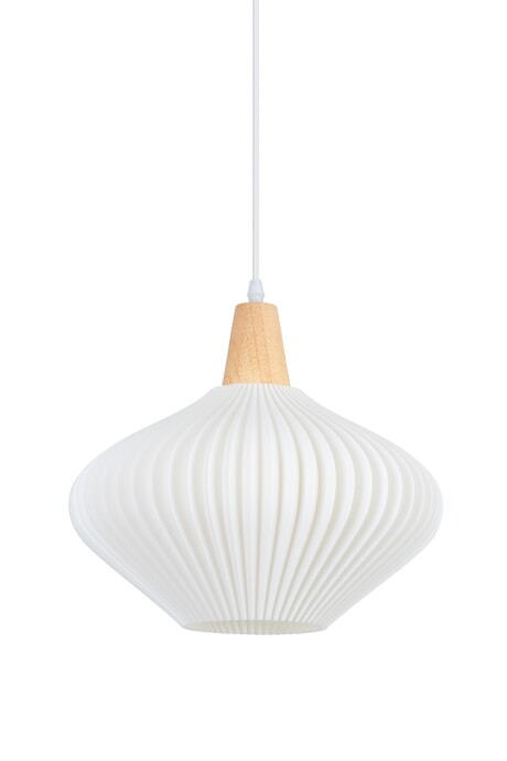 Colgante Líneas Oval Color Blanco 31cm Colgante Líneas Oval Color Blanco 31cm