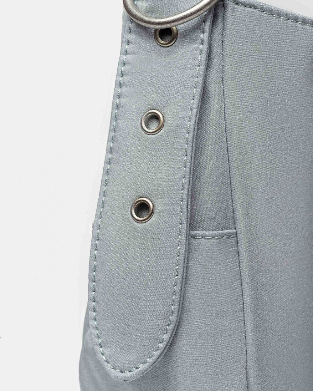 Cartera Al Hombro Gang Glamy En Nylon Celeste