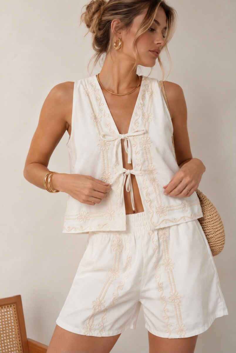 Conjunto Olivia - blanco 