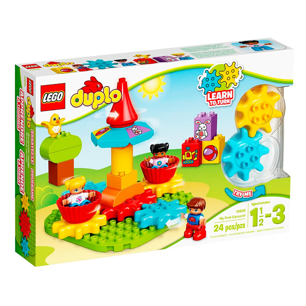 Lego Duplo 10845 Mi Primer Carrusel 24pcs P/ Niños 