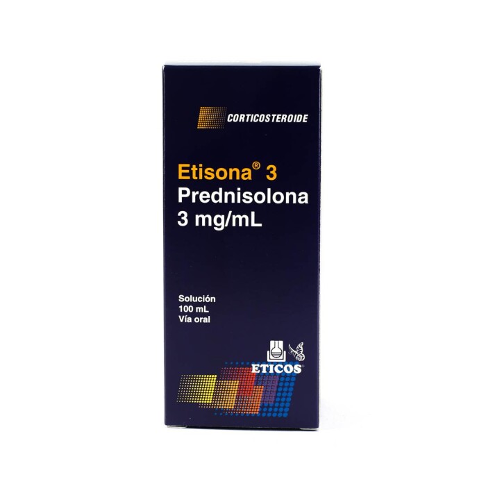 ETISONA 3 SOLUCION V.O FRASCO X 100 ML. única