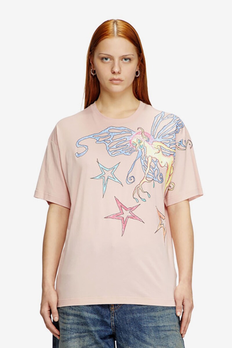 CAMISETA T-BUXT-Q1 Rosa