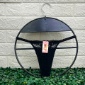 Tanga Colaless Ajustable De Encaje Negro