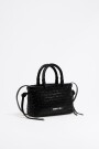 SHOPPER MINI PIEL Negro