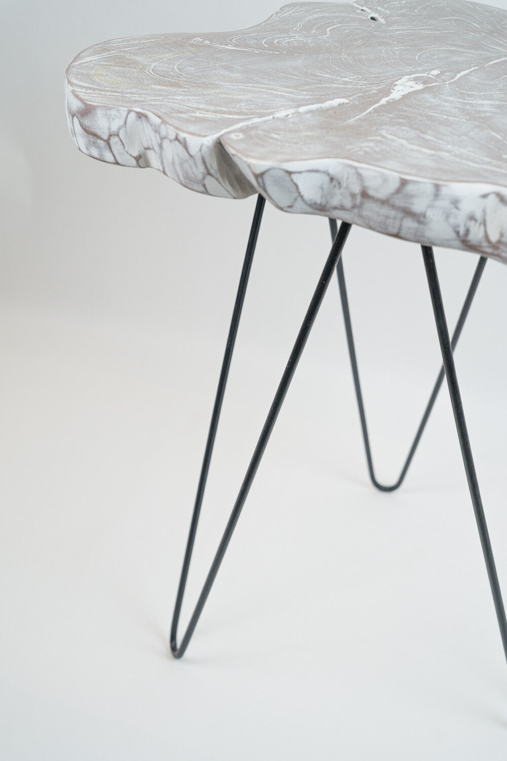 Mesa Lateral Liberté White Wash Color Unico