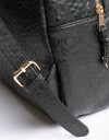 Mochilas Urbanas Mochila Efecto Croco - Negro