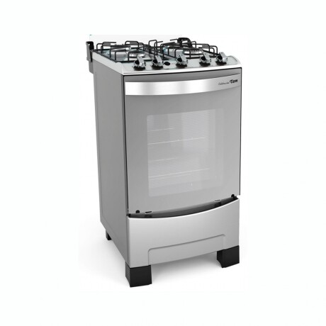 Cocina A Gas TEM Celebración Cuatro Hornallas - Silver Cocina A Gas TEM Celebración Cuatro Hornallas - Silver