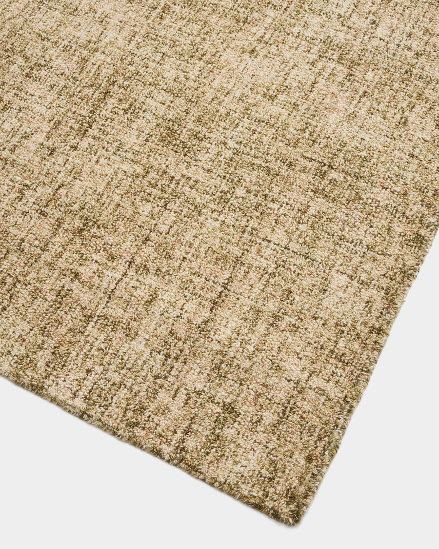 Alfombra Zarn de mezcla lana efecto mini bouclé verde 200 x 300 cm Alfombra Zarn de mezcla lana efecto mini bouclé verde 200 x 300 cm