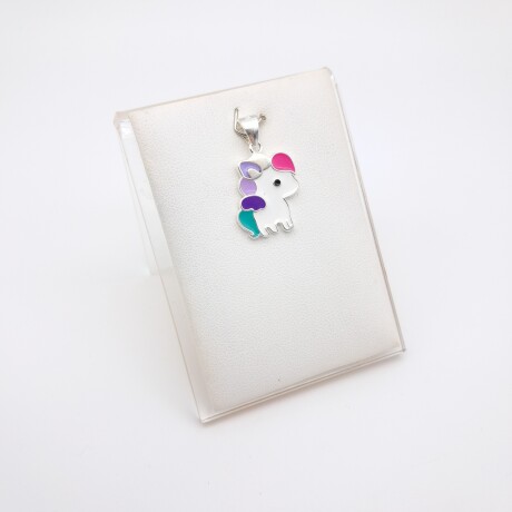 Dije de plata 925 con esmalte, UNICORNIO. Dije de plata 925 con esmalte, UNICORNIO.