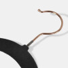 PERCHA GAMUZA NEGRA 42CM Unica
