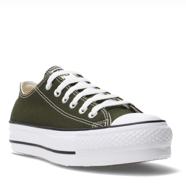 Championes Unisex Converse Plataforma Chuck Taylor Lift Verde