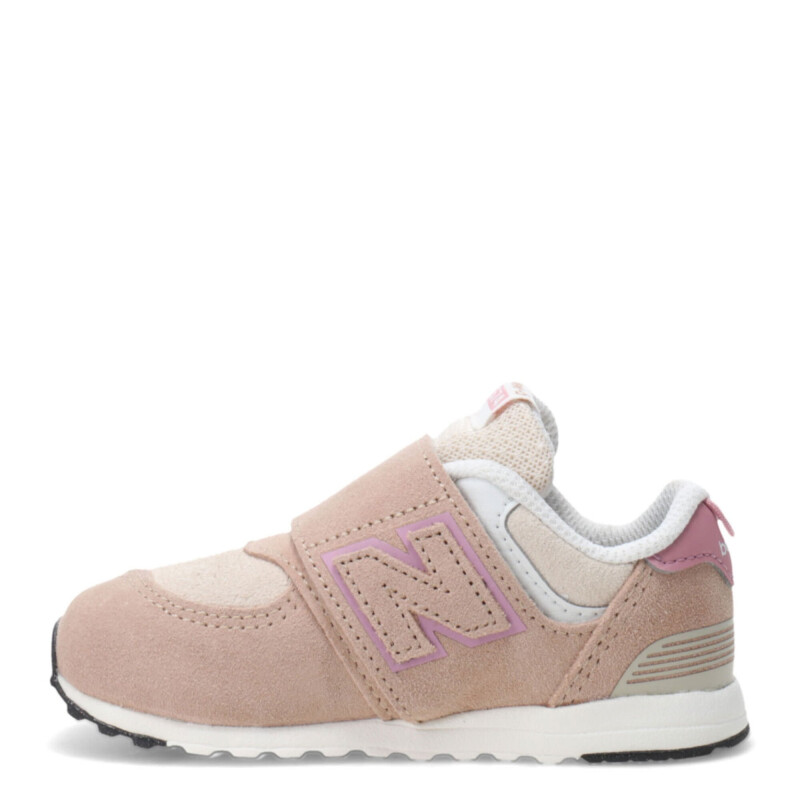 Championes Infantiles New Balance New B-574 Camel - Beige - Rosado