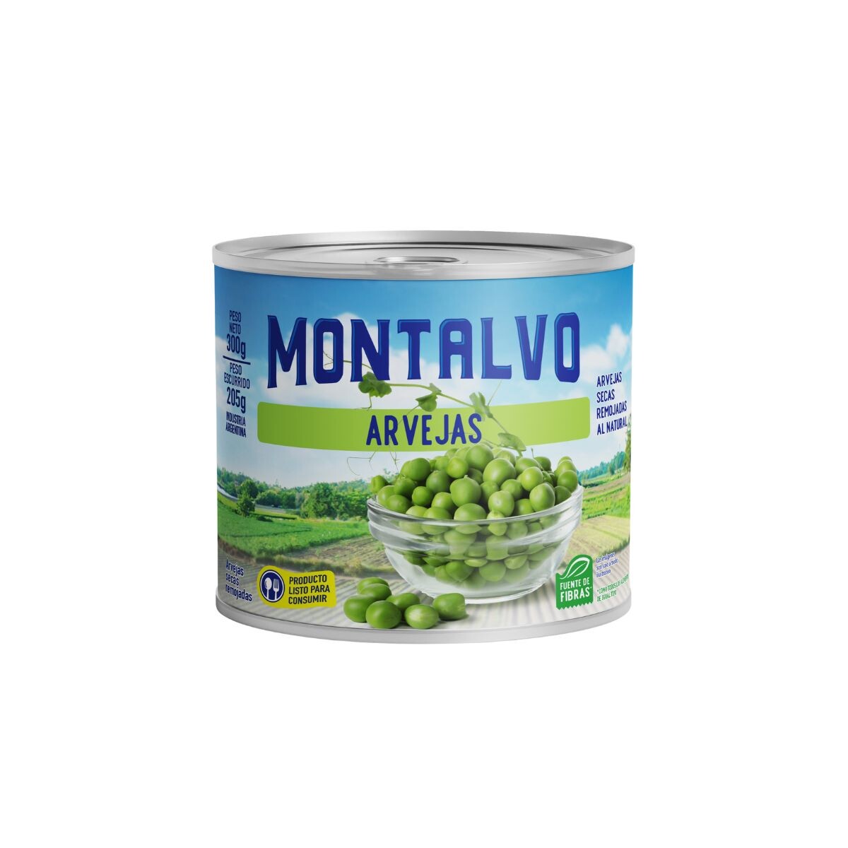 Arvejas En Lata Montalvo - 2,95 Kg 