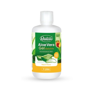 Aloe Vera Durazno Quialivits 1L Aloe Vera Qualivits Durazno