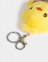 Llavero Peluche Llavero Y Charm De Peluche De Pollito - Amarillo Claro