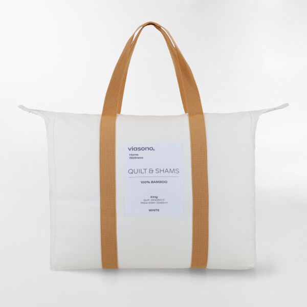 CUBRECAMA BAMBULINO BLANCO - KING