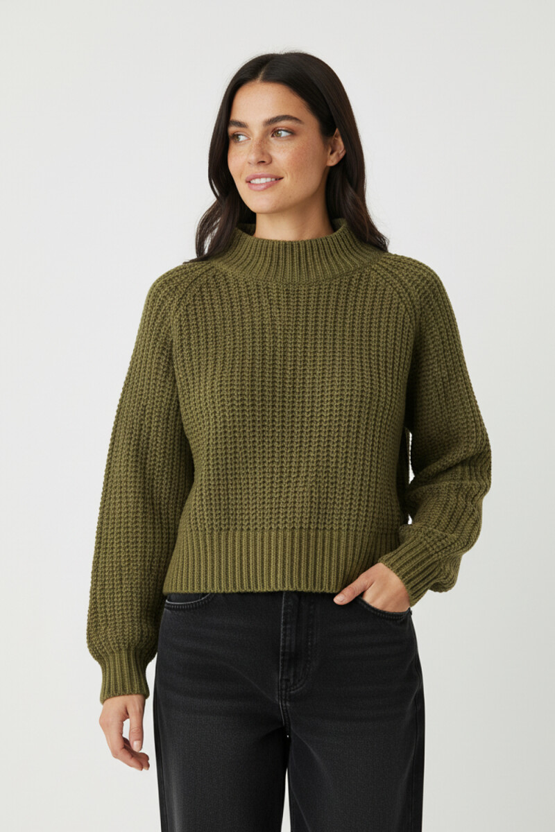 Sweater Bulak - Verde Oliva Oscuro 