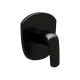 Mezclador Monocomando Ducha Color Negro Mate No Incluye Base