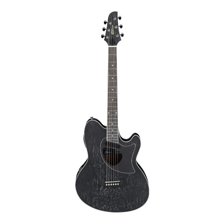 Guitarra Electro Acústica Ibanez Tcm50 Galaxy Black Open Pore Guitarra Electro Acústica Ibanez Tcm50 Galaxy Black Open Pore